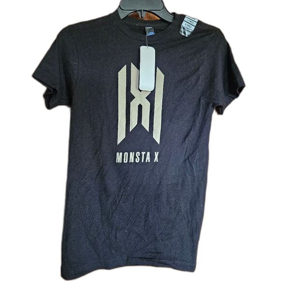 NWT Monsta X Tultex Unisex XS Graphic Band Tee KPop Concert Tour Shirt Music - Picture 1 of 6